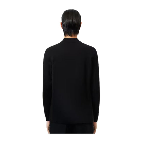 Lacoste Polo Polo Uomo L.12.12 a maniche lunghe Nero - Francavilla Moda